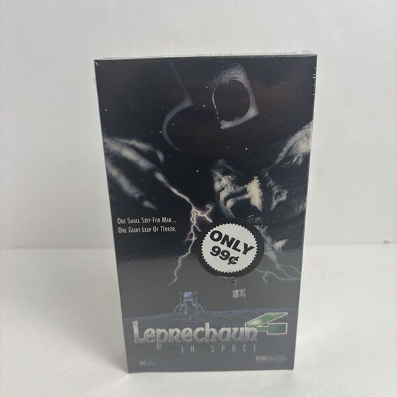 Leprechaun 4 : In Space (VHS, 1996) Warwick Davis Vidmark factory sealed - Picture 1 of 6